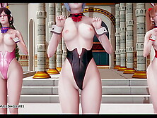 [MMD] SOMI - BIRTHDAY Evangelion Charming Kpop Naked Dance 4K 60FPS Uncensored Asian cartoon