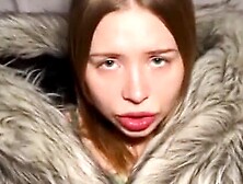 Russian guy fucks a porn star in a shaved pussy