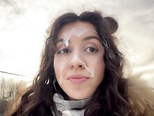 Brilliant Katty West and DisDiger's car blowjob action