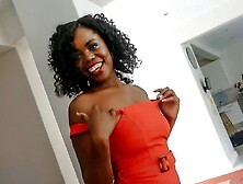 Natural Black MILF taking White Penis in Fake Hard-Core Job Interview