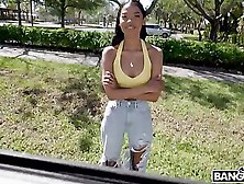 Black girl has a nice tight slim body with the perkiest tits