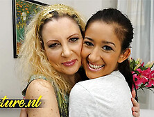 Busty Step Mom Eating Her Stepdaughters Sweet Pussy!