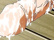 Naughty public buttplug and tumble double fucking Hentai