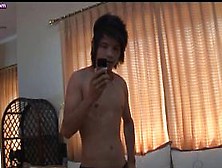 Hot asian officer loving huge penis