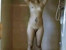 Lesbian fuck in shower