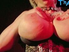 Chesty Morgan Breasts,   Butt Scene  in Deadly Weapons