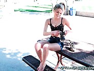 Cute Athena supercute sexy legs dancing to more music