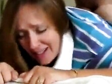 Mom's First Time Crying Anal