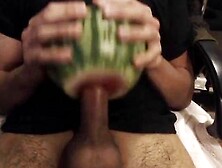 Asian Man Fucks a Watermelon