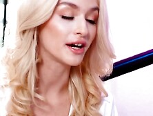 Cozy Nuru Massage Session Turned Intimate Seduction by Hot Blonde Bombshell