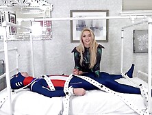 Bondaged Blonde Goddess Mandi Marvel Facesitting Orgasm Control