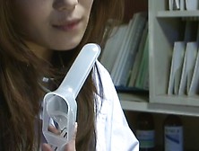 Maki Houjo and Yuuno Hoshi Asian lesbian nurses