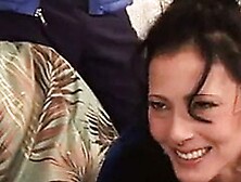 Wild Brunette Nymphomaniac Swinger