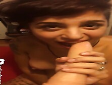 Astonishing Stepsister Gets Caressed During A Solo