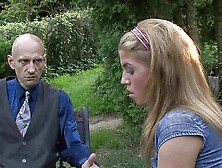 Cuckold watches teen wife stiffed with huge bone