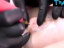 Dana Borisova Breasts Scene In Dana Borisova Showing Her Sexy Tits While Getting A Tattoo