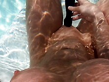 Female POV Sexy mother I'd like to fuck masturbating in a Hawt Tub until that babe cums HARD