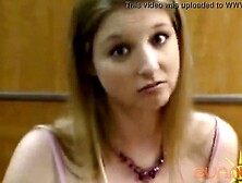 Outdoors Place Sex! Bae Blonde Sunny Lane Bends Over Into