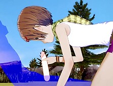 Digimon Cartoon - Kari Kamiya Hand-Job