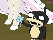 Amy Wong And Nibbler (Futurama)