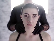 Head Shaved And Pov Throat Fucked Submissive Slut - Heavy Bdsm Slave - Full 4k Video