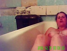Orgasm of my Step mom in bath tube