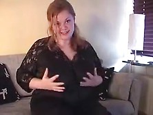 Cute Redhead Bbw Does Herself