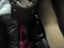 Blond running away from my up petticoat web camera