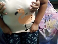 Bbw Big Ass & Huge Boobs Hot Stepsister Gets Horny And Bed Share With Stepbrother - Blowjob & Huge Fuck