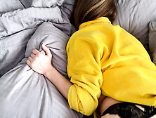 My stepdaughter's juicy ass on my fist,  what a horny bitch she is