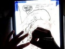 "High Brow Art" Sexy cum catcher turned into a true masterpiece. Music by: CeehDeeh