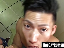 David Aceâs hungry mouth devours huge cocks in compilation