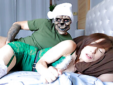 Stepdaughter inadvertently SCREWS Stepdad,  OMG That wasn't my BF??,  Leaving her creampied.  OMG