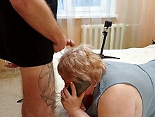 for ignoring my schlong, I spunk on my stepmom's head