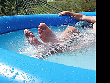 Showing Off In The Pool