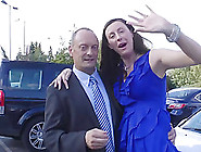 English mature beauty seduces random stranger