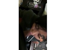 Cute Asian exchange student blowjob to BWC