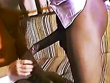 Wife Satisfies Massive Ebony Ramrod