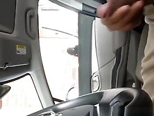 Black dude flashing cock in gas station