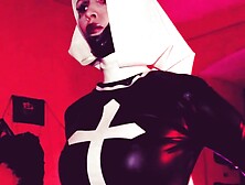 Mistress Eva Latex nun fetish goddess dominatrix milf bdsm femdom solo hot