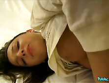 Publicagent - young college babe with narrow small body practices her first fat schlong in motel room