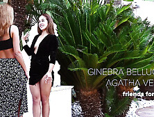 Agatha Vega and Ginebra Bellucci are tenderly licking each other’s yummy pussies