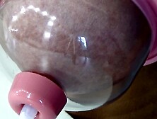 Vacuum pump for breast massage.  Experiment
