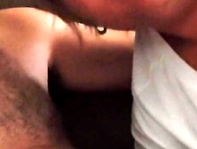 He loves my throat spit on his cock and in his mouth.