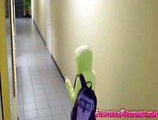 Naughty Teen Fucks School Director