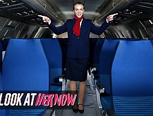 Look Ather now - Sweet Air Stewardess Angel Emily,  been Anal Dominated by a Male Lover