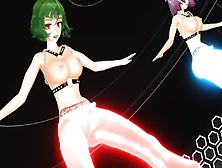 【Mmd】西行寺幽々子さんと風見幽香さんで Elect【R-18】