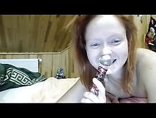 Redhead Teen With Hairy Pussy Webcam Toying