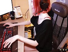 Nerdy Gamer Girl Teen Fucked Hard Whi P1