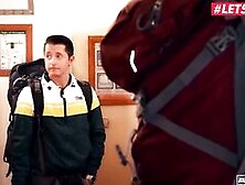 HORNY HOSTEL - Blonde teen Emily goddess Seduces Horny Roommate Into Sex - LETSDOEIT